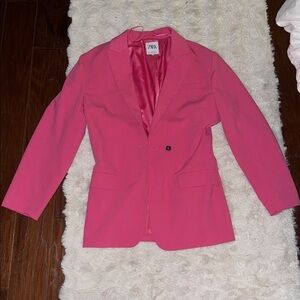 Zara Women's Pink Blazer